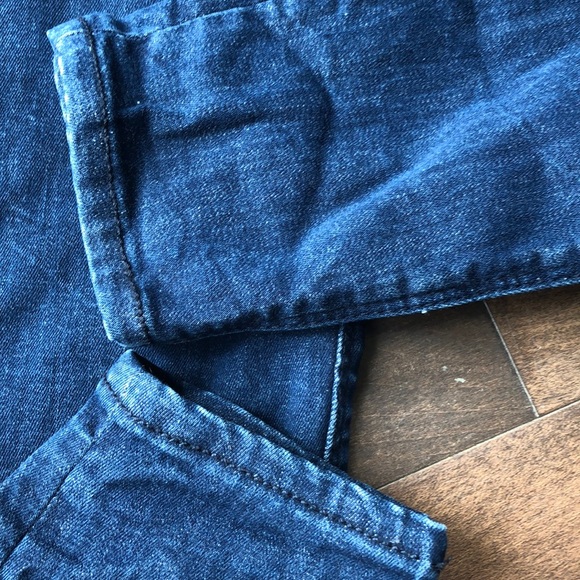 Zara Dark Wash High-Waisted Button-Fly Skinny Jeans Size 4 - Picture 13 of 13